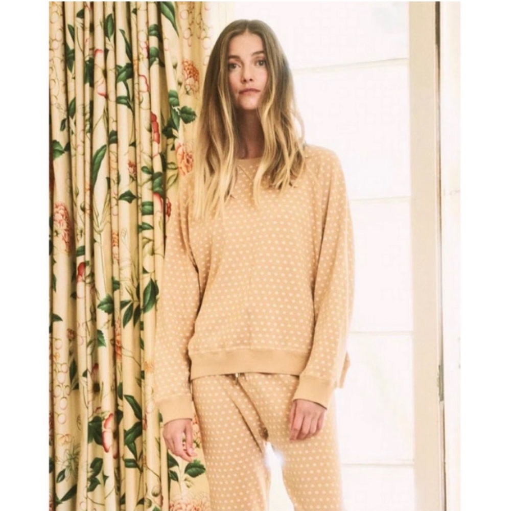 THE GREAT. Slouch Honey Daisy Sweatshirt